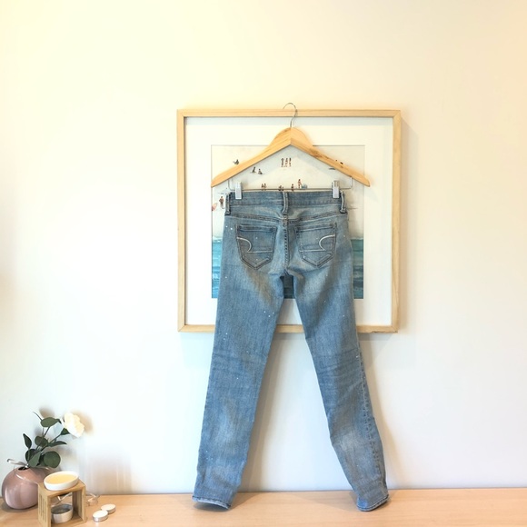 AE light blue straight jeans - Picture 4 of 6